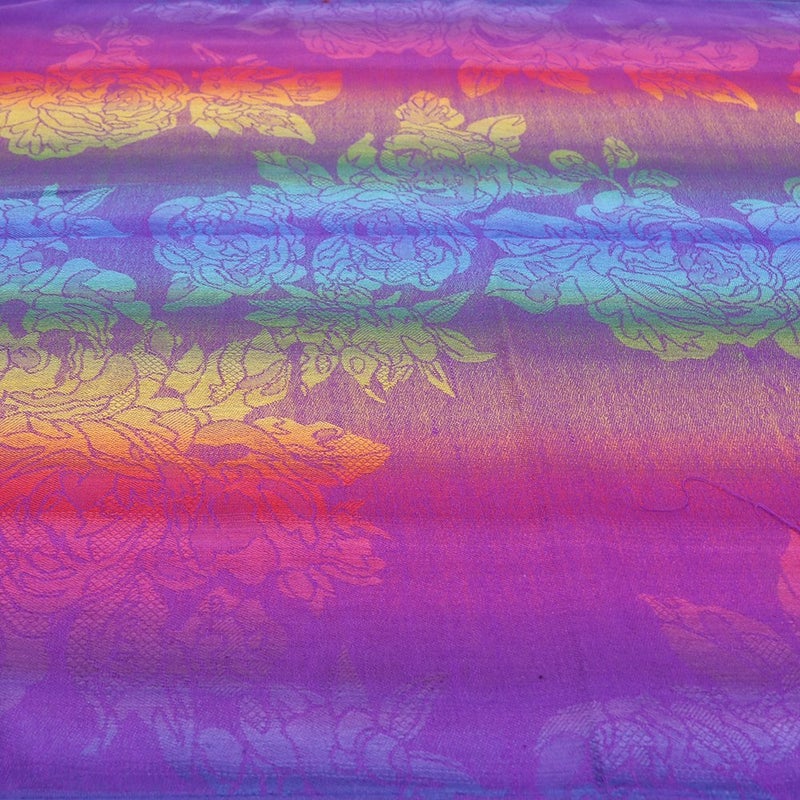 Neelamvar Fashion Colorful flowers Jacquard cotton pashmina Women Wrap Shawl tassels Scarves 75"" x 27.5"" (THM08-05) - Image 3